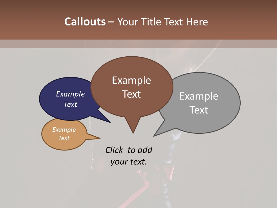 Elegant Cleavage Sitting PowerPoint Template