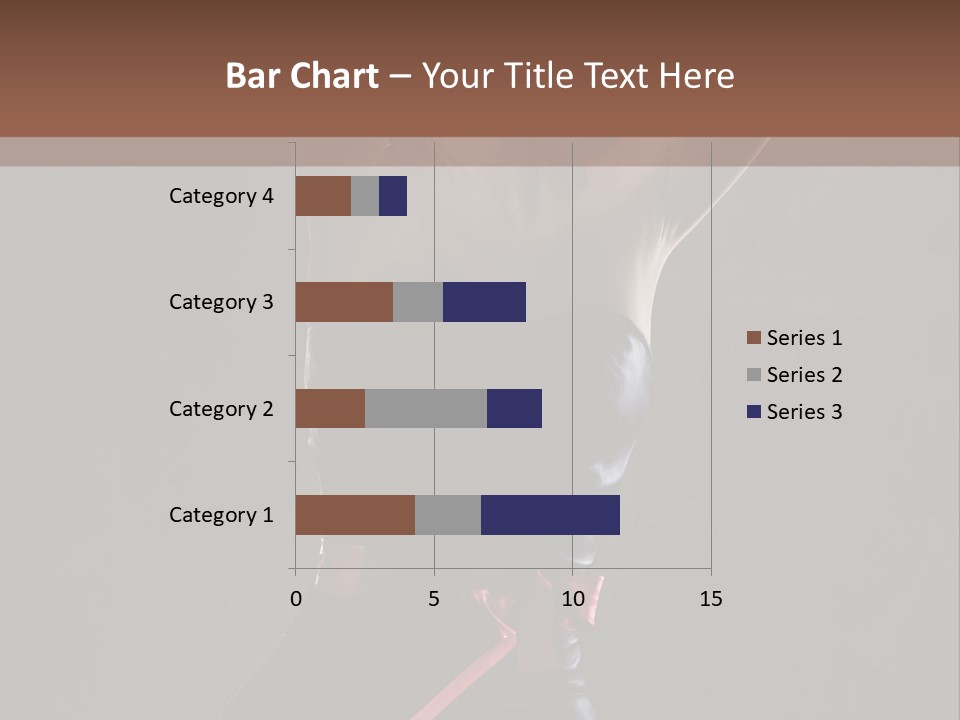 Elegant Cleavage Sitting PowerPoint Template