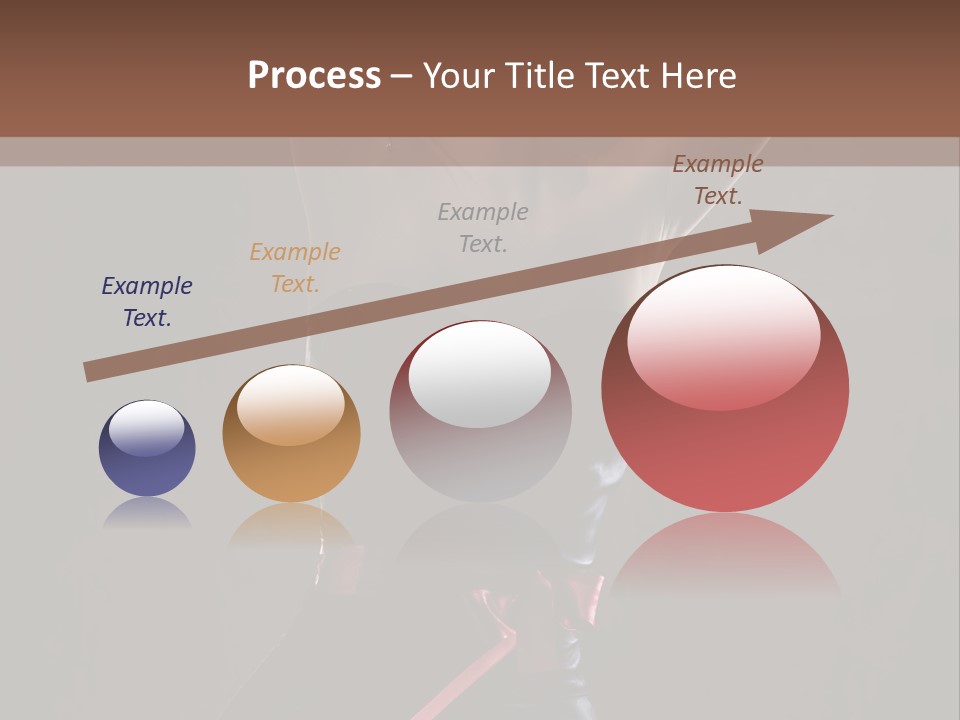 Elegant Cleavage Sitting PowerPoint Template