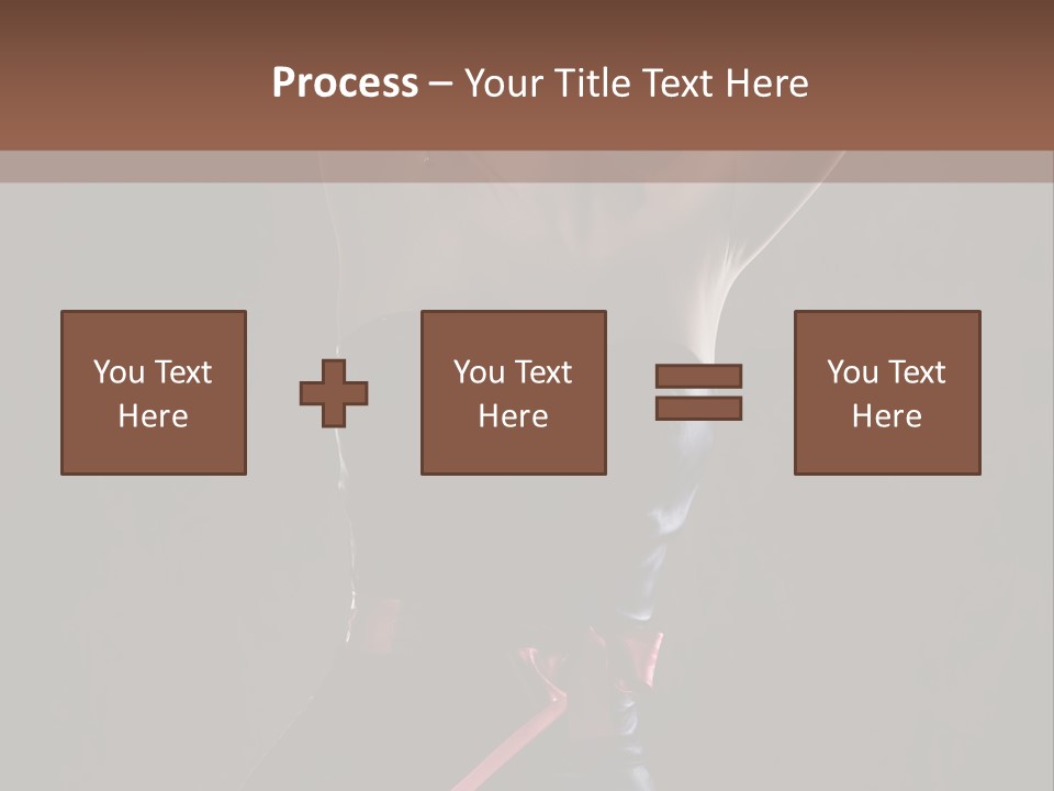Elegant Cleavage Sitting PowerPoint Template