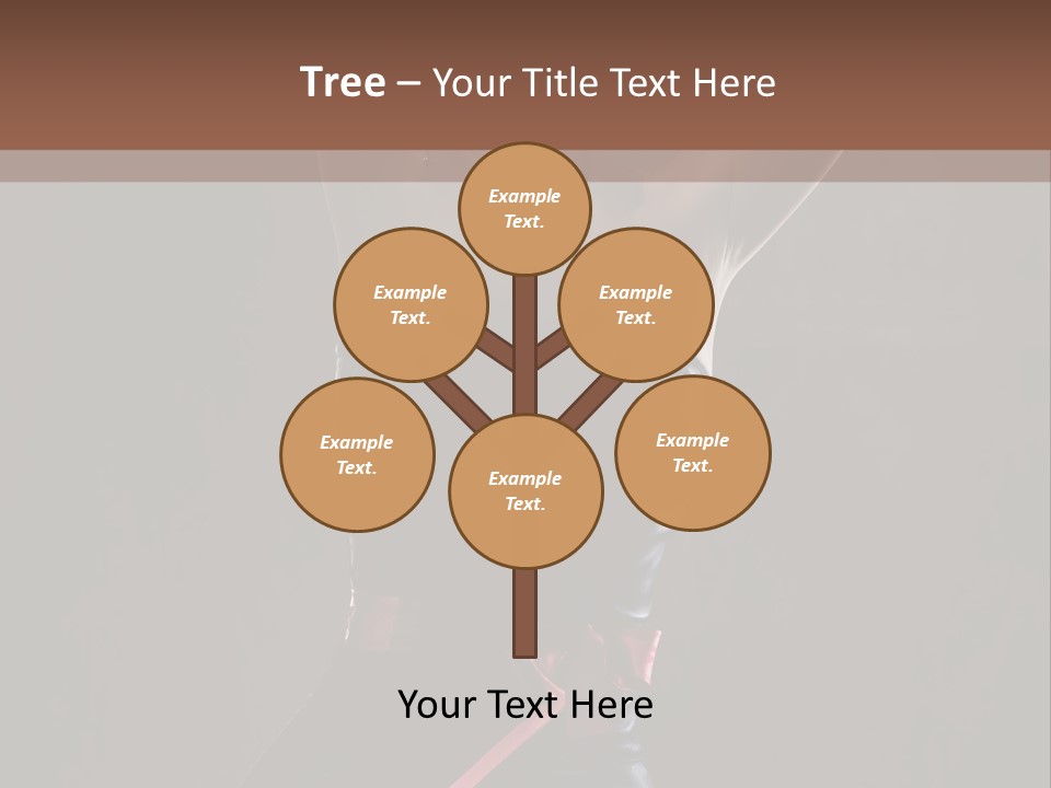 Elegant Cleavage Sitting PowerPoint Template