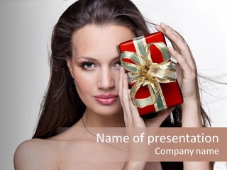 Surprise Gift Cold PowerPoint Template