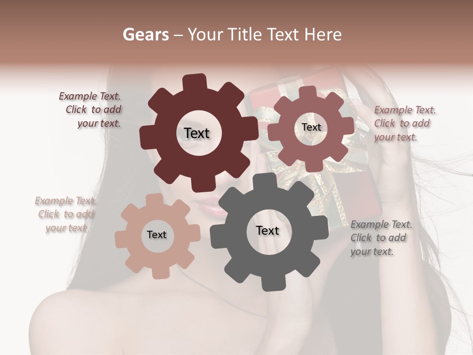 Surprise Gift Cold PowerPoint Template