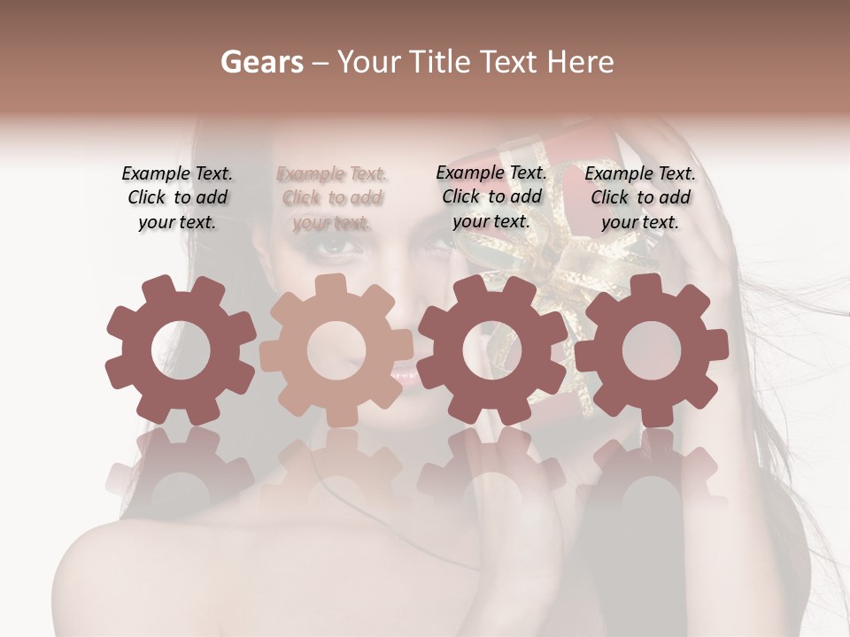 Surprise Gift Cold PowerPoint Template