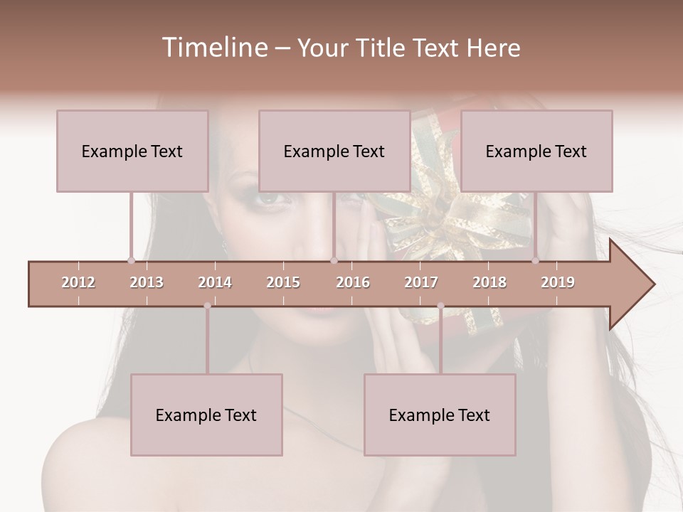 Surprise Gift Cold PowerPoint Template