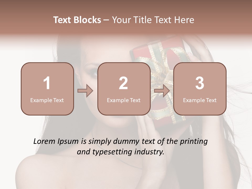 Surprise Gift Cold PowerPoint Template