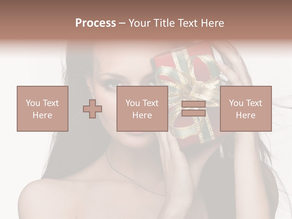 Surprise Gift Cold PowerPoint Template