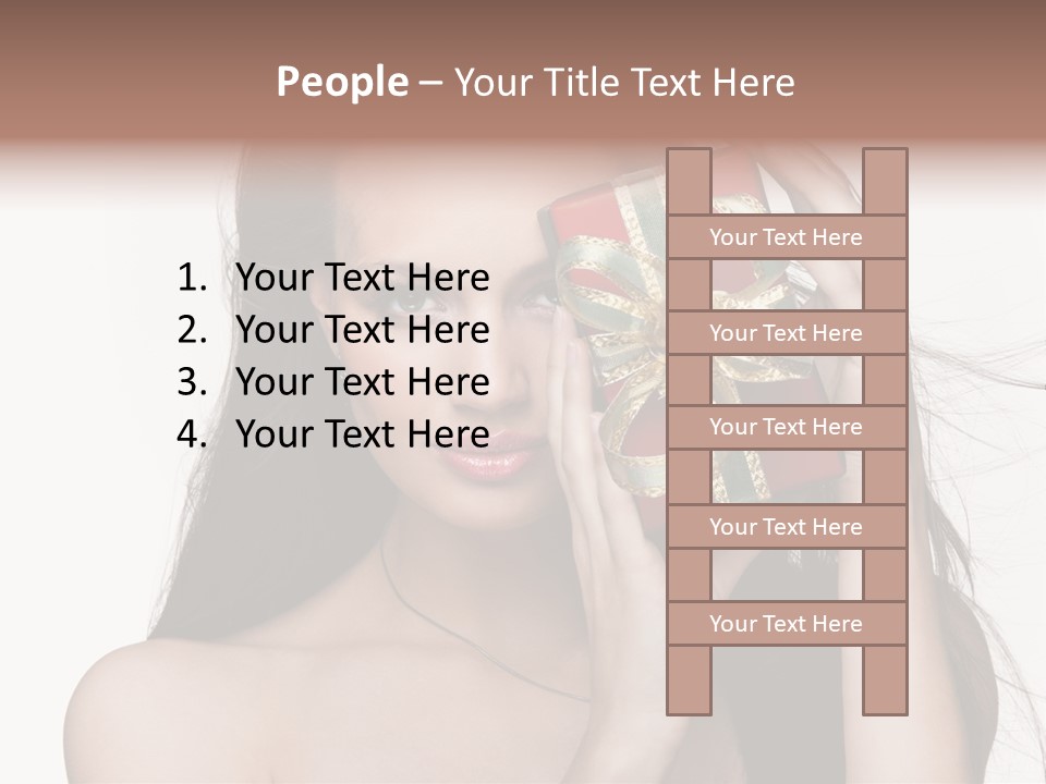 Surprise Gift Cold PowerPoint Template