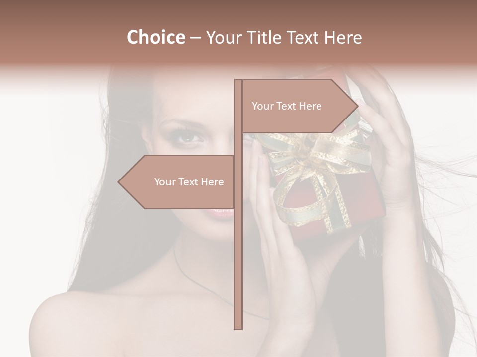 Surprise Gift Cold PowerPoint Template