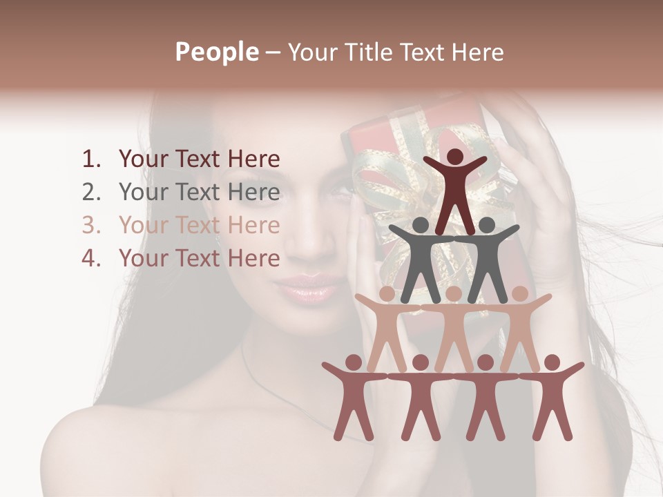 Surprise Gift Cold PowerPoint Template