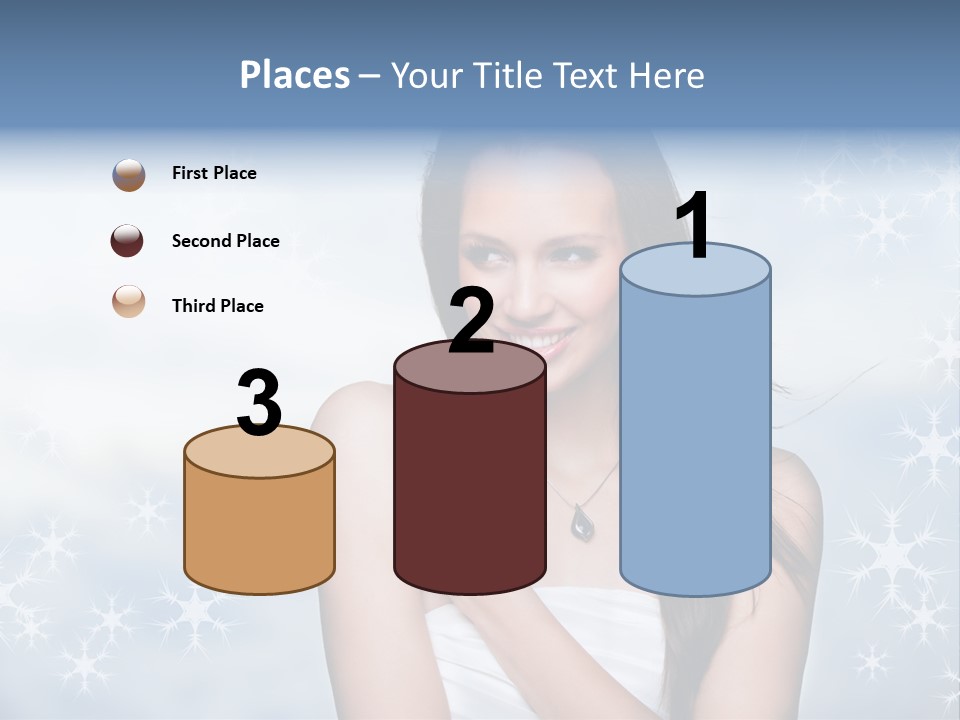 Laugh Woman New PowerPoint Template