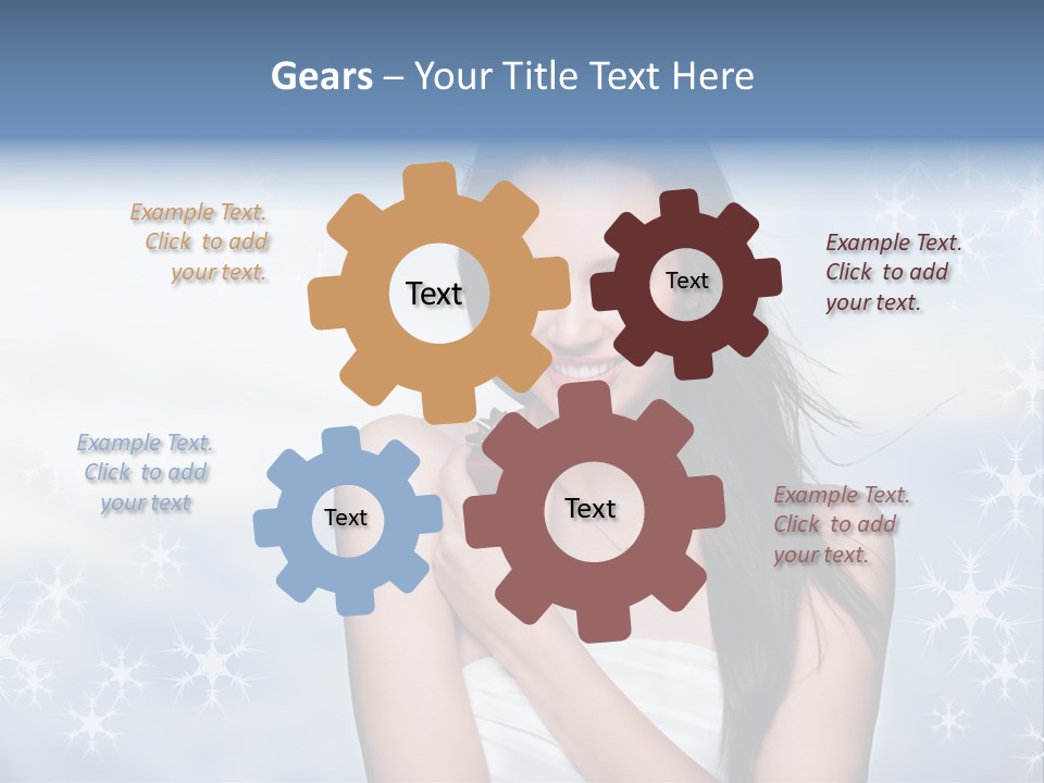 Laugh Woman New PowerPoint Template