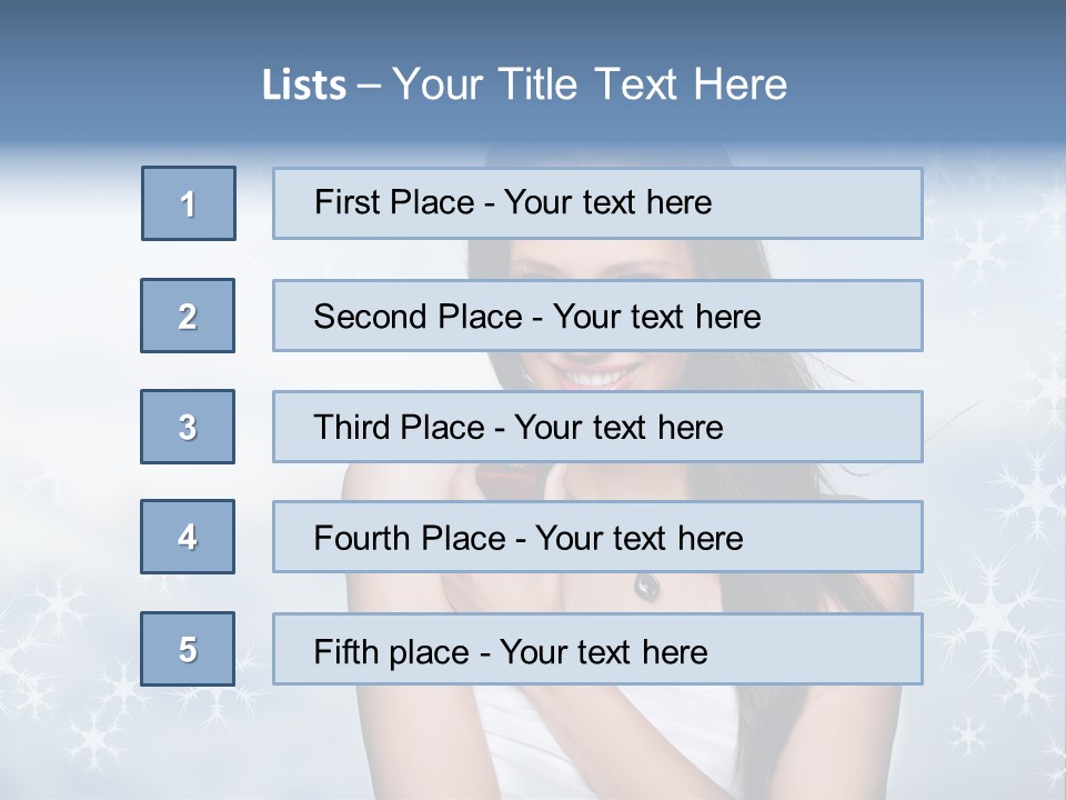 Laugh Woman New PowerPoint Template