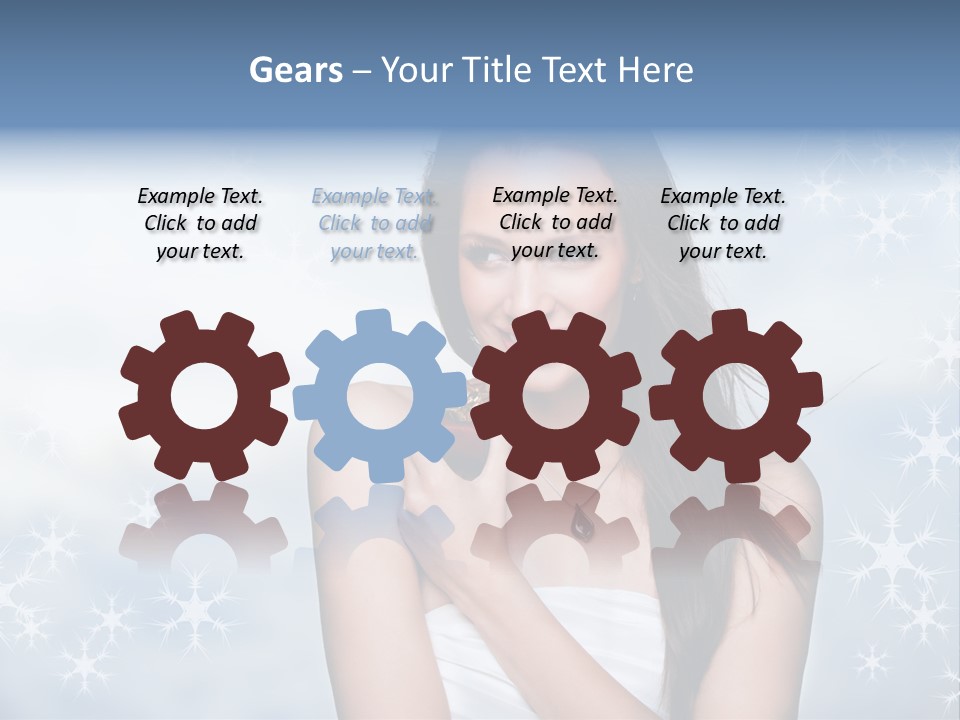 Laugh Woman New PowerPoint Template