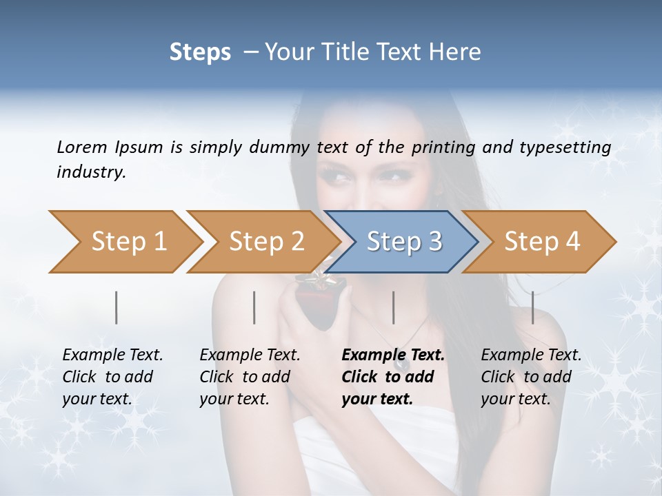 Laugh Woman New PowerPoint Template