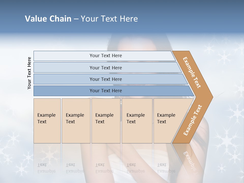 Laugh Woman New PowerPoint Template