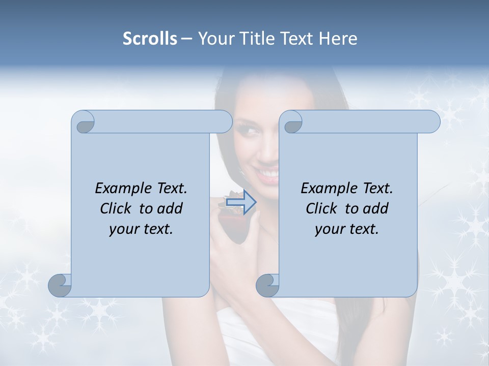 Laugh Woman New PowerPoint Template