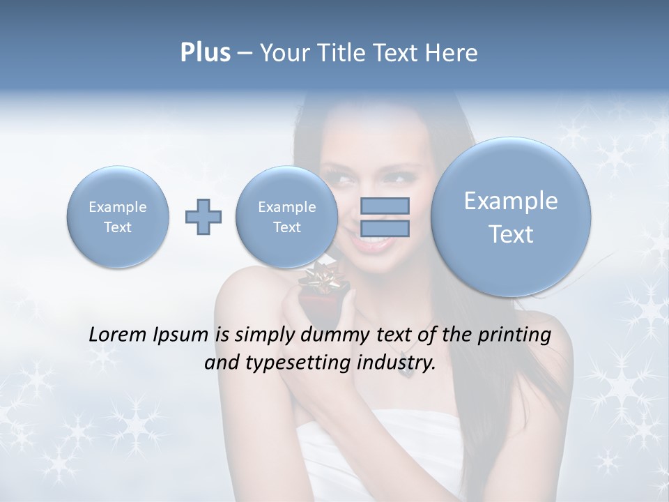Laugh Woman New PowerPoint Template