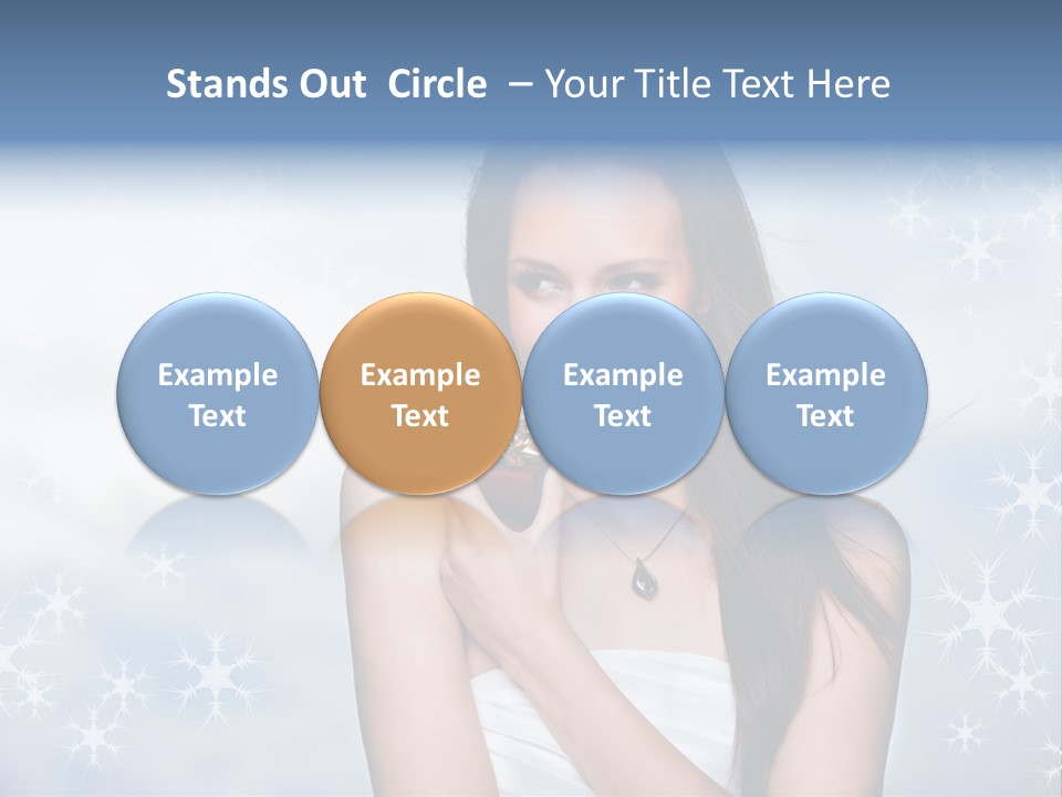 Laugh Woman New PowerPoint Template