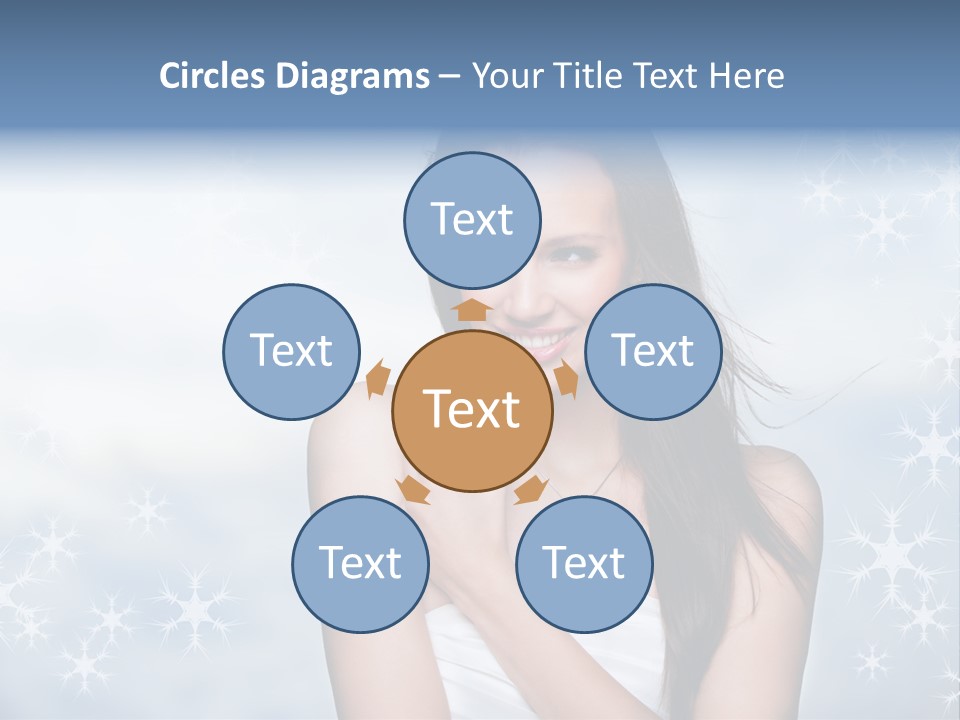 Laugh Woman New PowerPoint Template