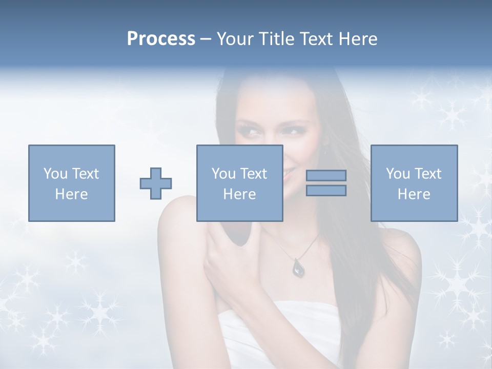 Laugh Woman New PowerPoint Template