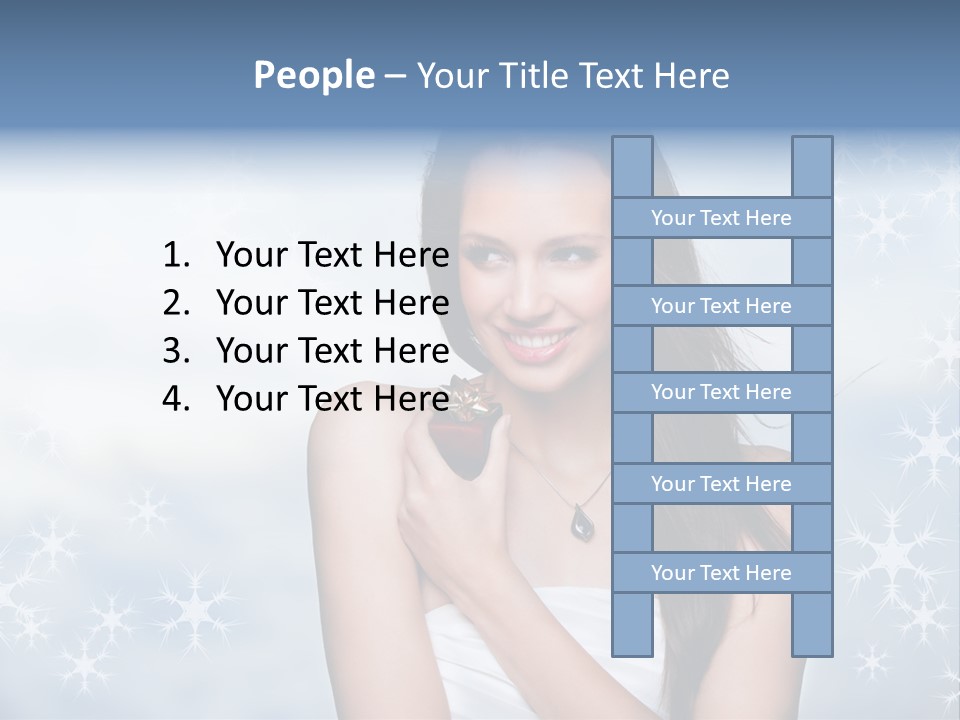 Laugh Woman New PowerPoint Template