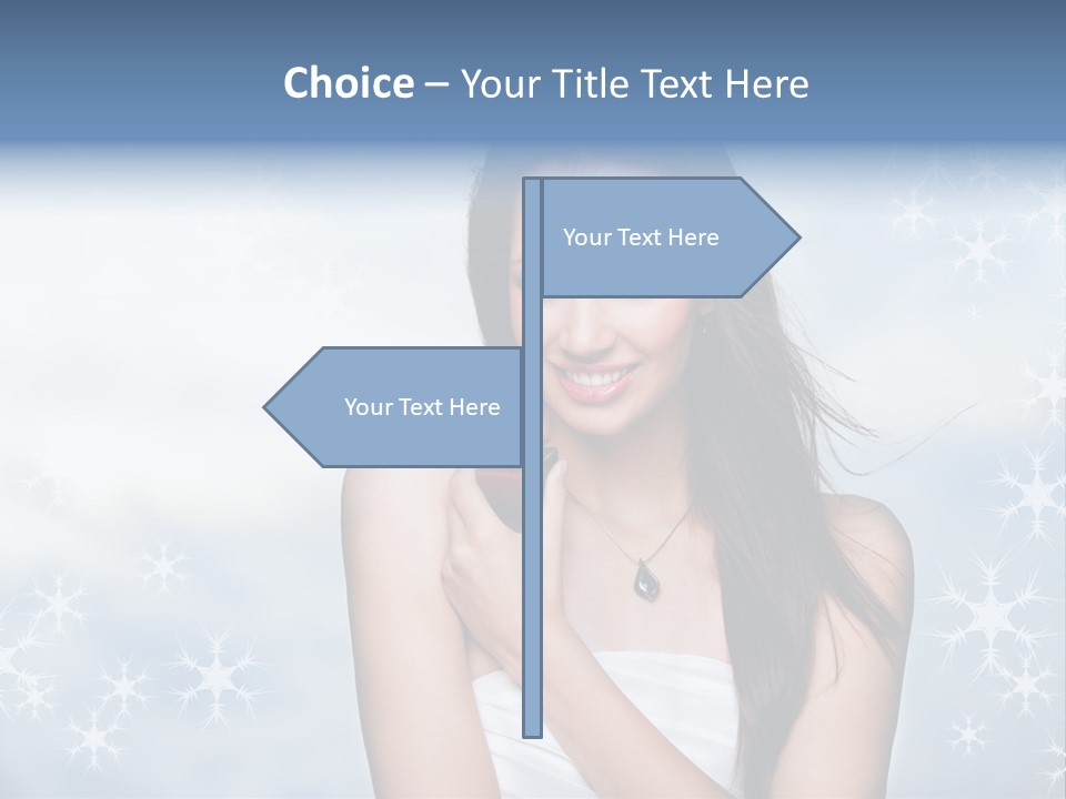 Laugh Woman New PowerPoint Template