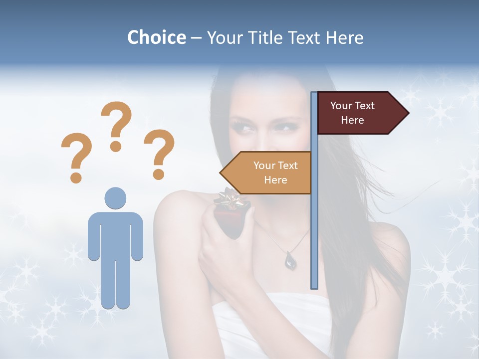 Laugh Woman New PowerPoint Template