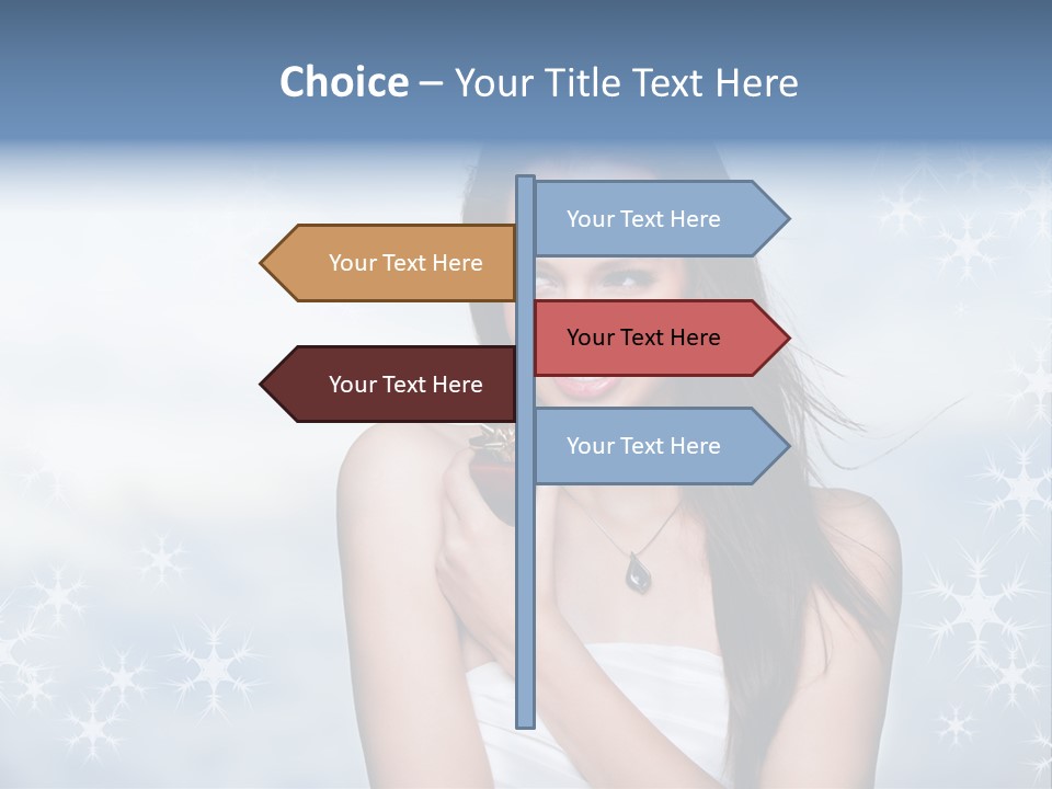 Laugh Woman New PowerPoint Template