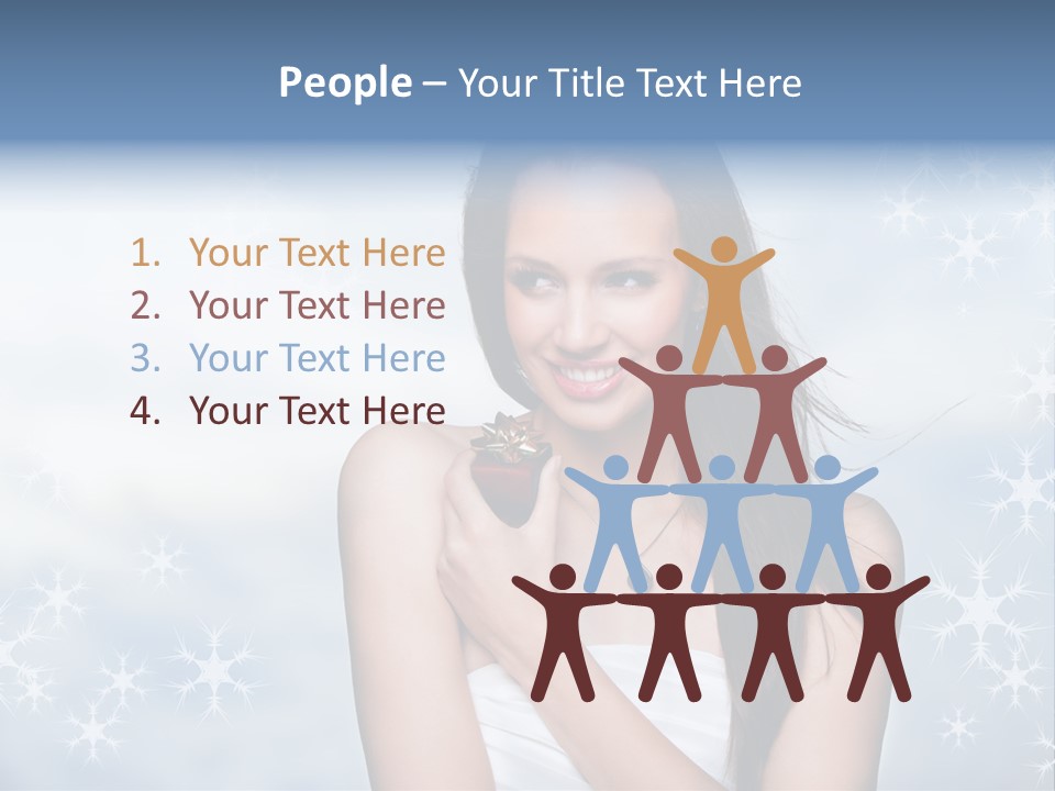 Laugh Woman New PowerPoint Template
