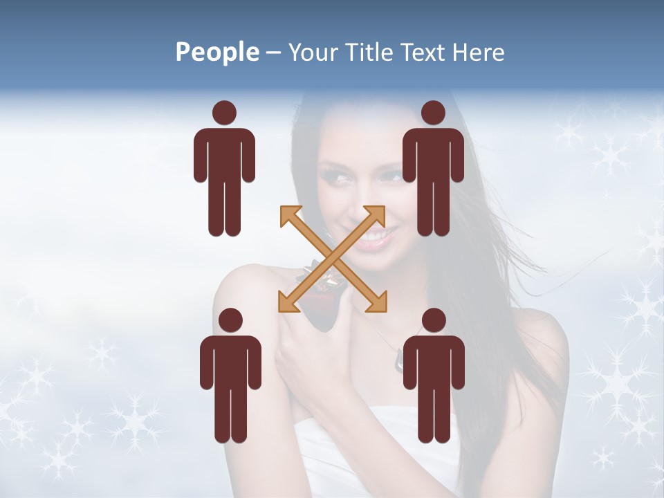 Laugh Woman New PowerPoint Template