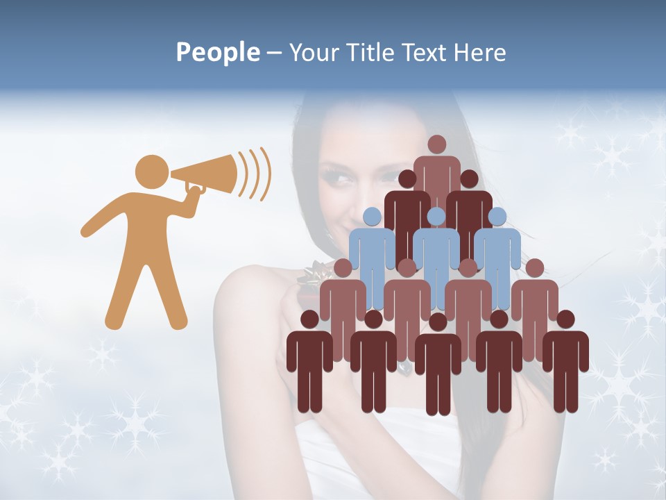 Laugh Woman New PowerPoint Template