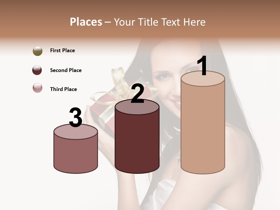 Wearing White Winter PowerPoint Template