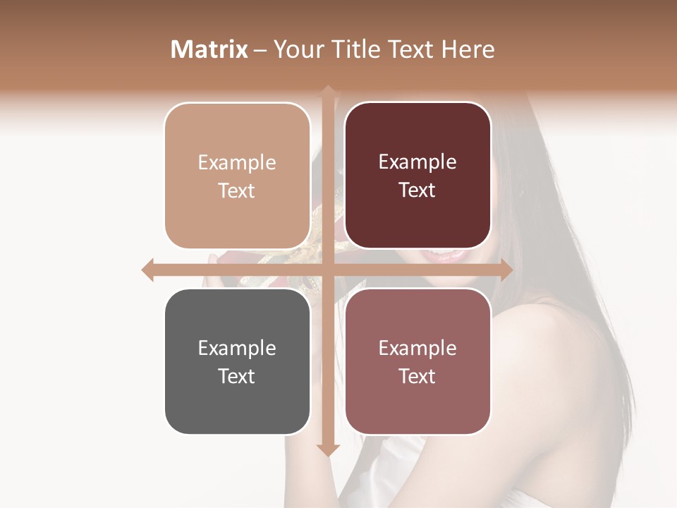 Wearing White Winter PowerPoint Template