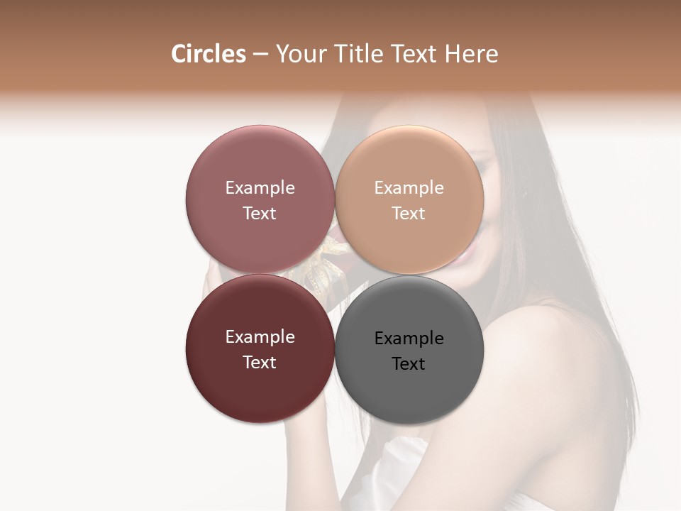 Wearing White Winter PowerPoint Template