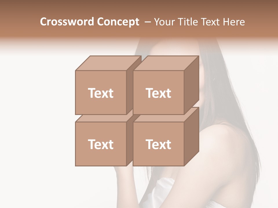 Wearing White Winter PowerPoint Template