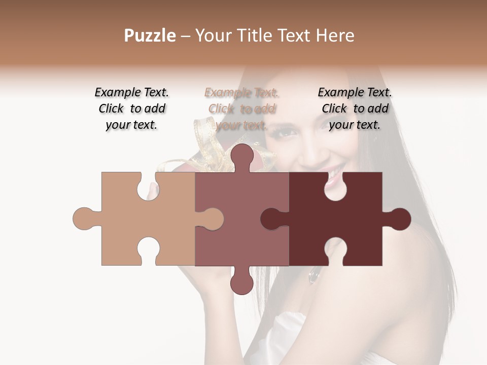 Wearing White Winter PowerPoint Template