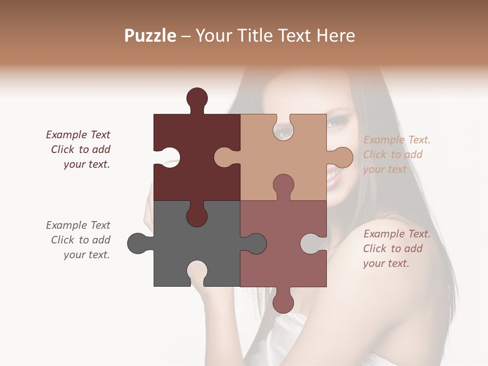 Wearing White Winter PowerPoint Template