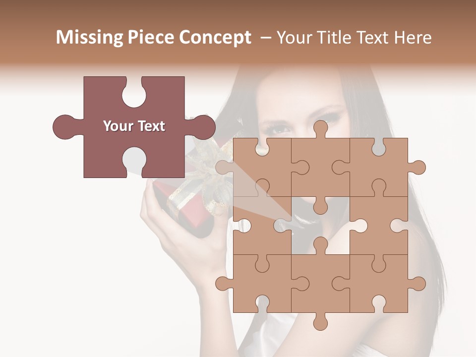 Wearing White Winter PowerPoint Template