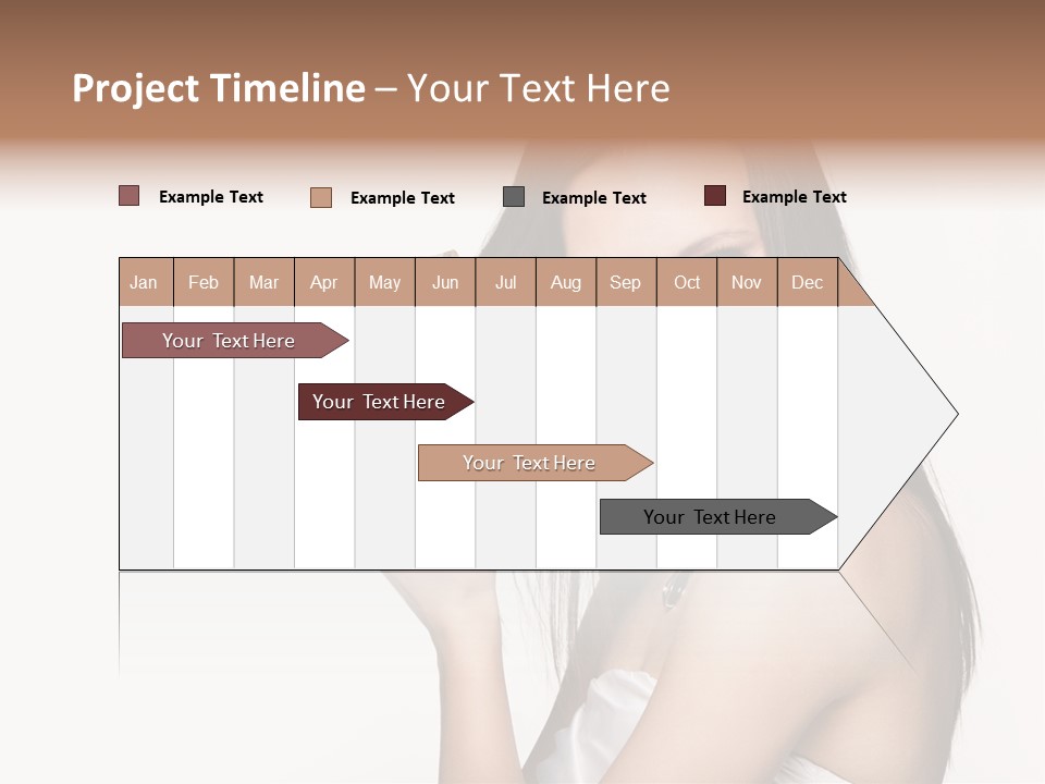 Wearing White Winter PowerPoint Template