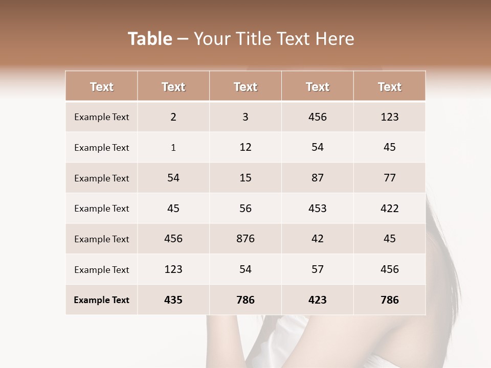 Wearing White Winter PowerPoint Template