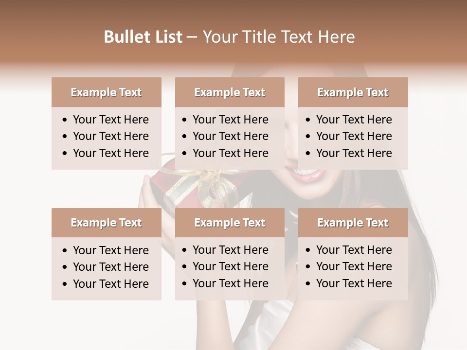 Wearing White Winter PowerPoint Template