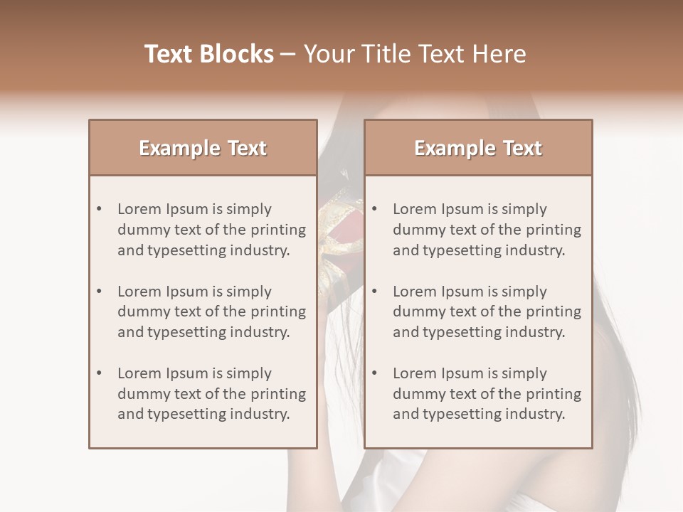 Wearing White Winter PowerPoint Template