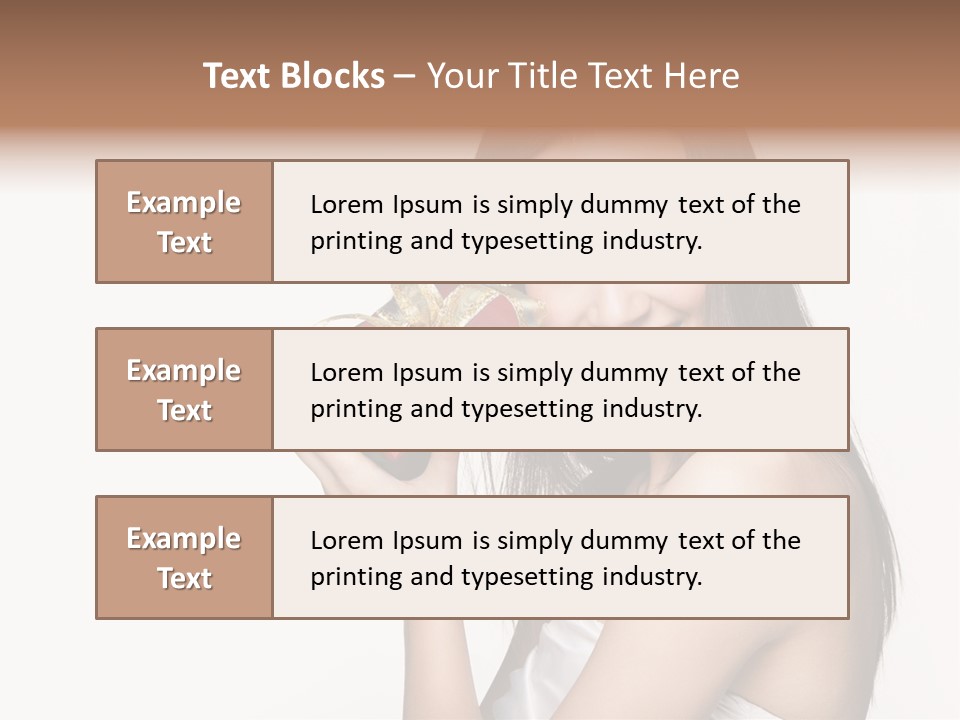 Wearing White Winter PowerPoint Template