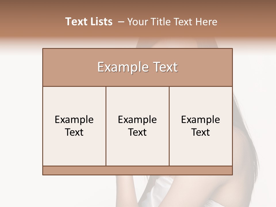 Wearing White Winter PowerPoint Template