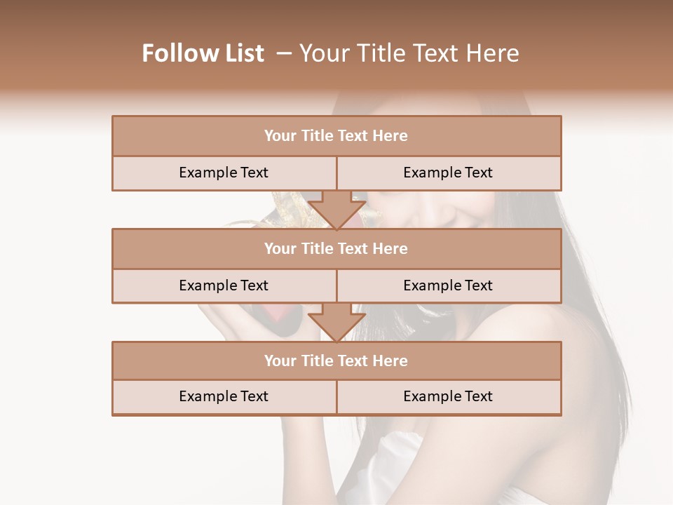 Wearing White Winter PowerPoint Template