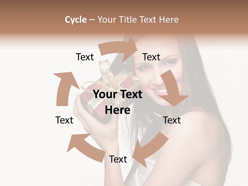 Wearing White Winter PowerPoint Template