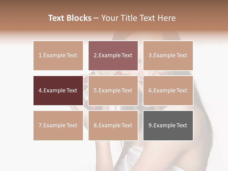 Wearing White Winter PowerPoint Template