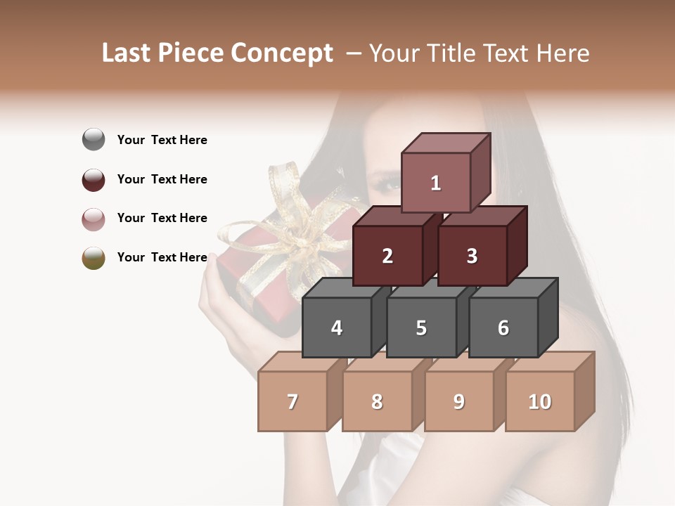 Wearing White Winter PowerPoint Template