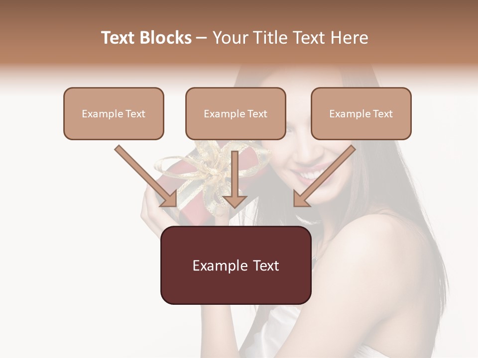 Wearing White Winter PowerPoint Template